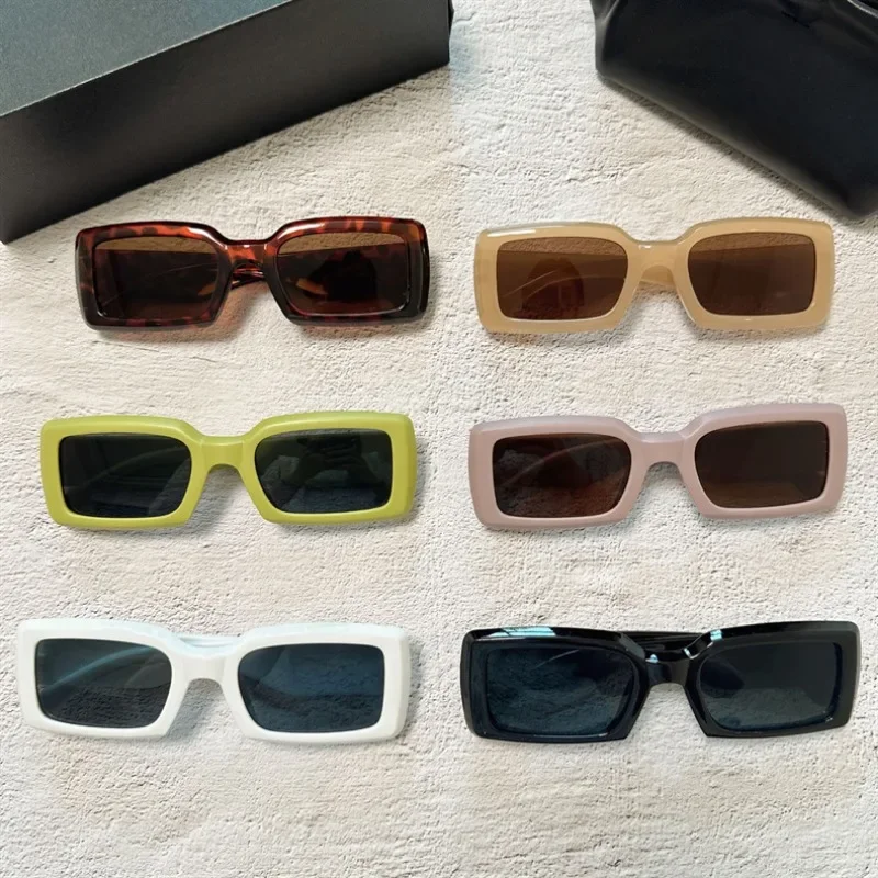 Designer Sunglasses - Новые маленькие прямоугольные женские солнцезащитные очки,