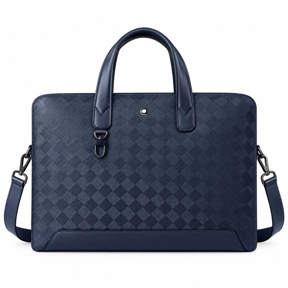 Leather Briefcase - Роскошный мужской деловой портфель из высококачественной