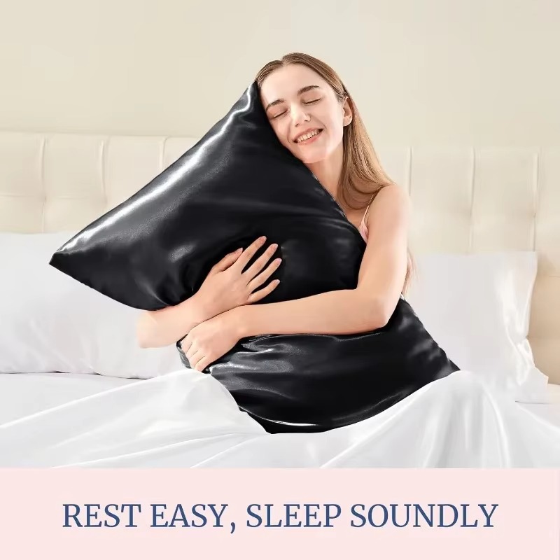 Silk Pillowcase - Для женщин и мужчин, 1/2 шт.,