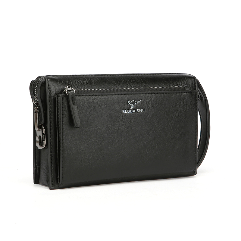 Leather Wallet Men - Новая мужская сумка-клатч с кодовым замком,