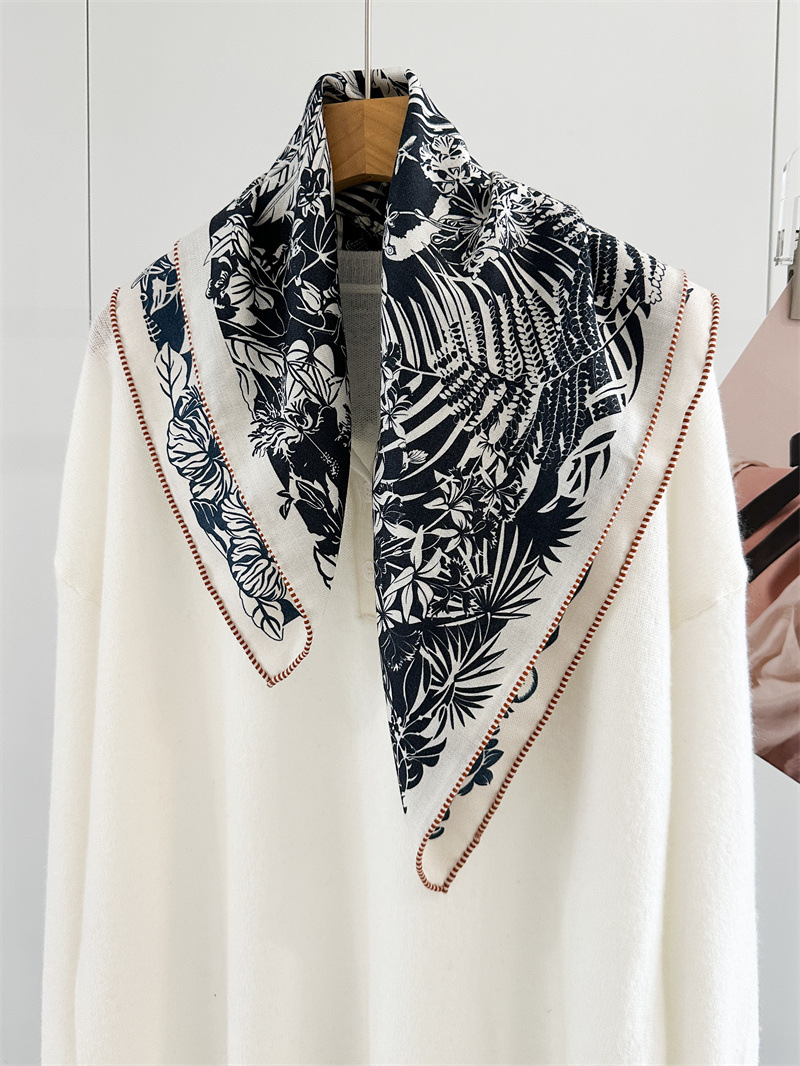 Cashmere Scarf - Зимний мягкий шарф, двусторонний, роскошный зимний