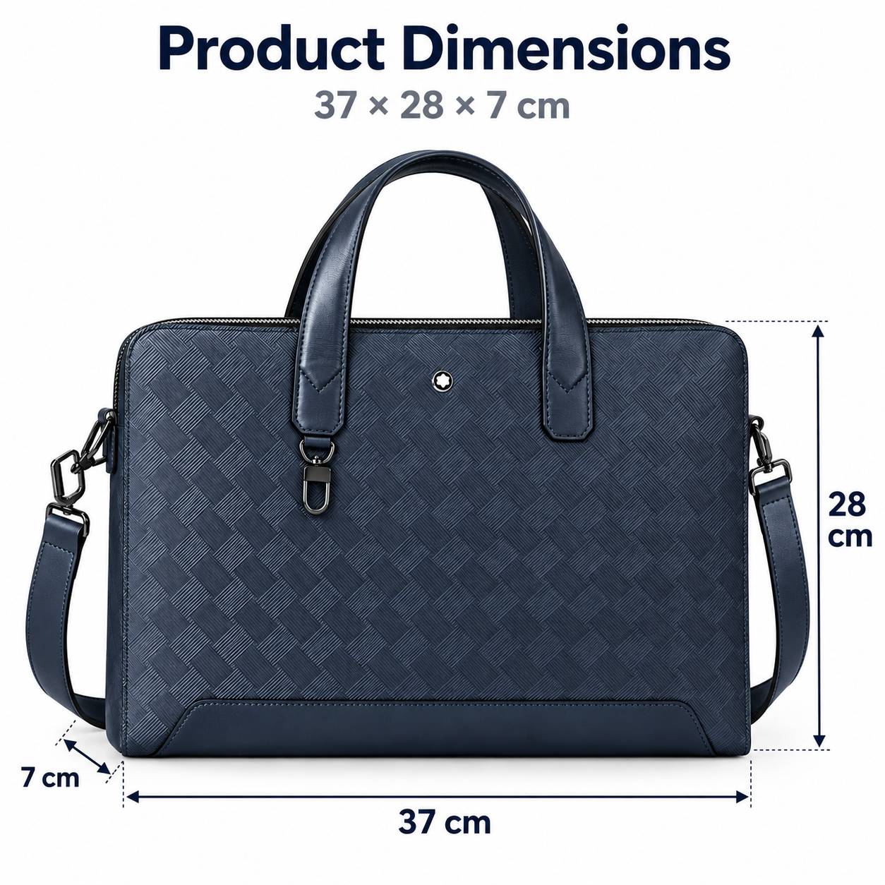 Роскошный мужской деловой порт – обзор и цена Leather Briefcase