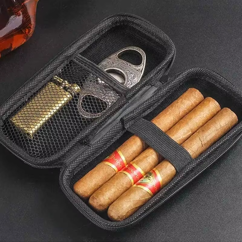 Портативный футляр для сигар н – обзор и цена Premium Cigar Case