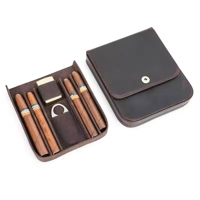 Портативный футляр для сигар,  – обзор и цена Premium Cigar Case