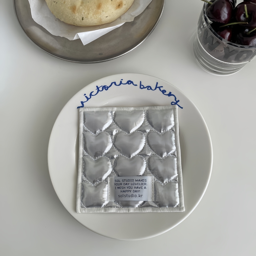 Корейская стеганая металлическ – обзор и цена Marble Coaster Set