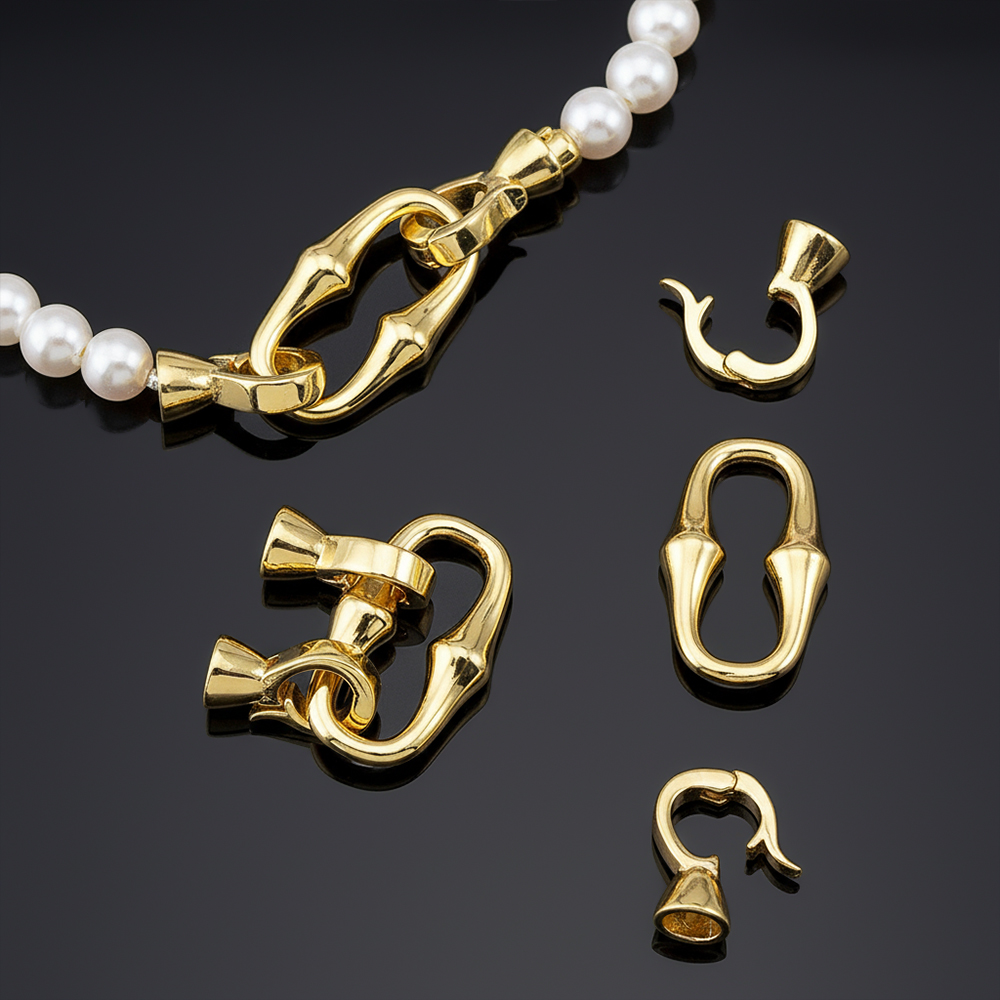 1 шт. Медная застежка-пряжка с – обзор и цена Gold Plated Jewelry